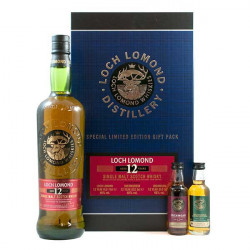 Loch Lomond 12 Year Old gift pack with 2 minis
