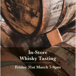 Whisky Tasting Friday 31st...