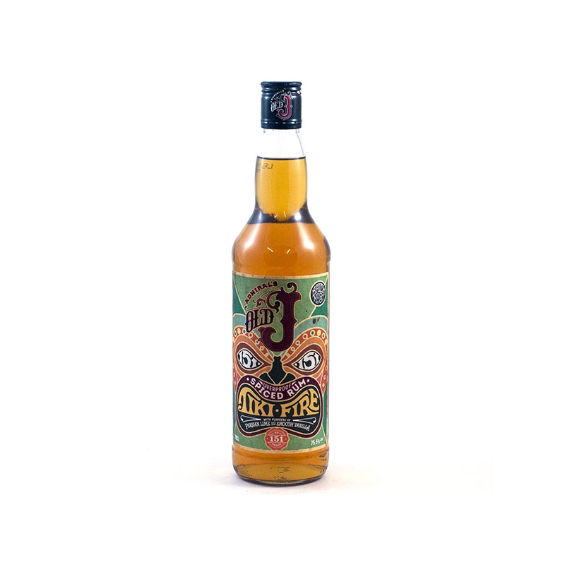 Old J Tiki Fire Limited Edition 151 Proof
