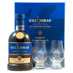 Kilchoman Machir Bay Gift Pack with 2 glasses